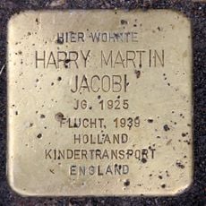 Stolperstein en memoria de Harry Martin Jacobi