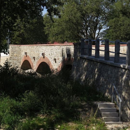 Inundační cihelný most v Protivci