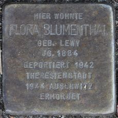 Stolperstein en memoria de Flora Blumenthal