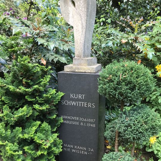 Gravestone for Kurt Schwitters