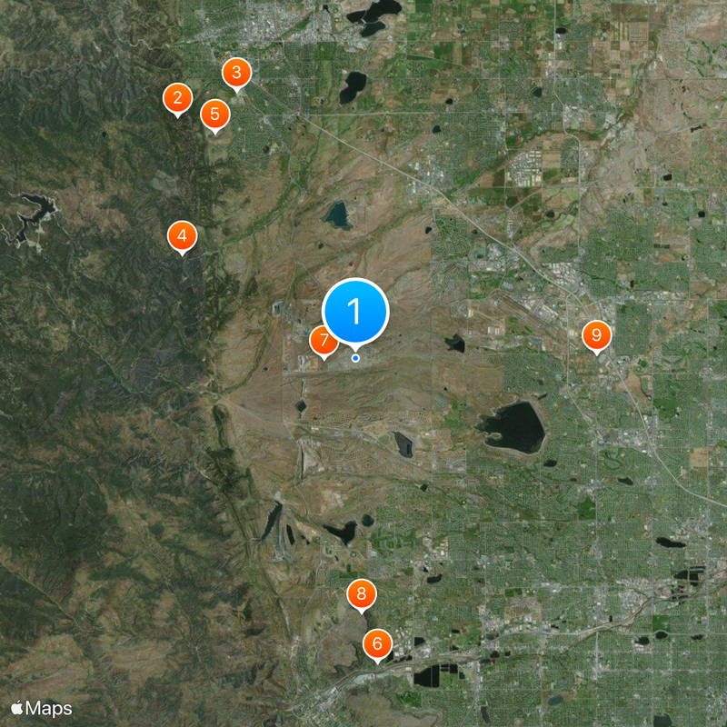 Rocky Flats Plant Mapa