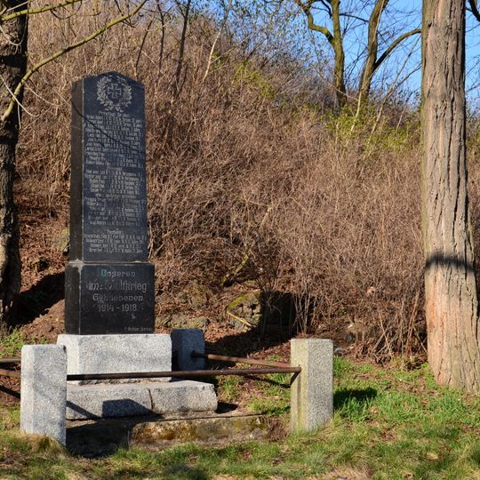 World War I memorial in Přečaply