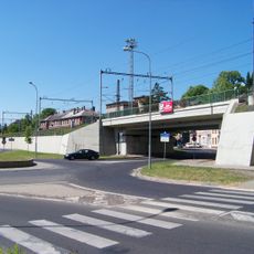 Železniční most přes ulici Čsl. mládeže v Děčíně