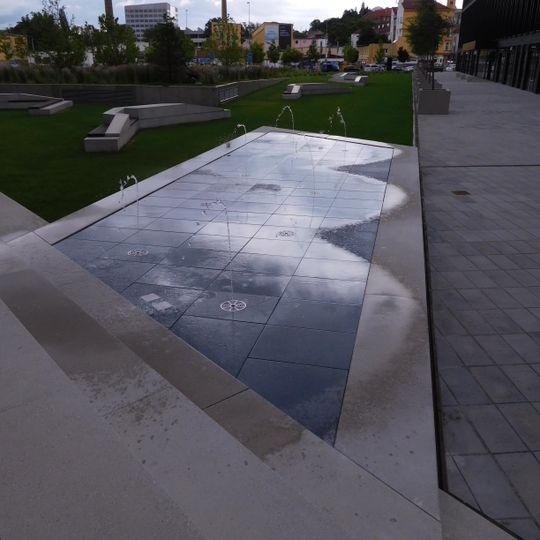 Fountain in Rustonka Office Center