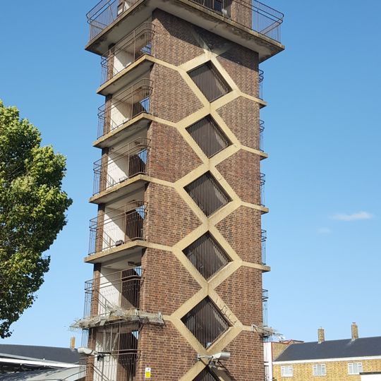 Chrisp Street Market Clock Tower