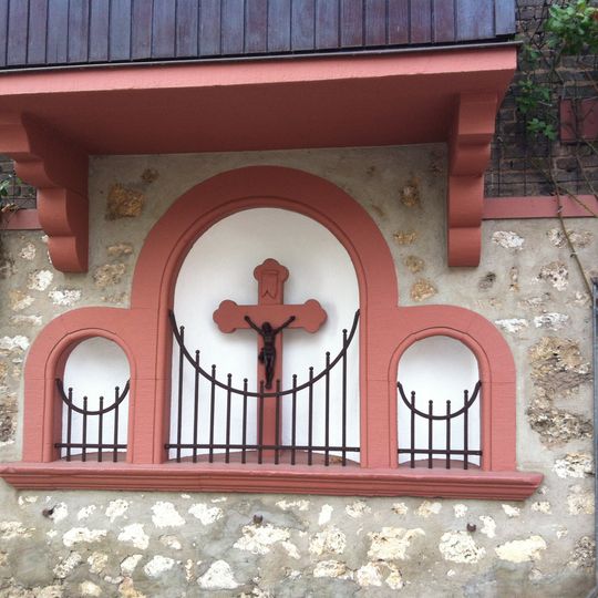 Sakramentsnische mit Kruzifix