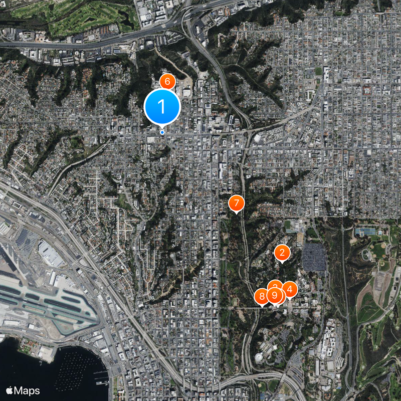 Hillcrest Map