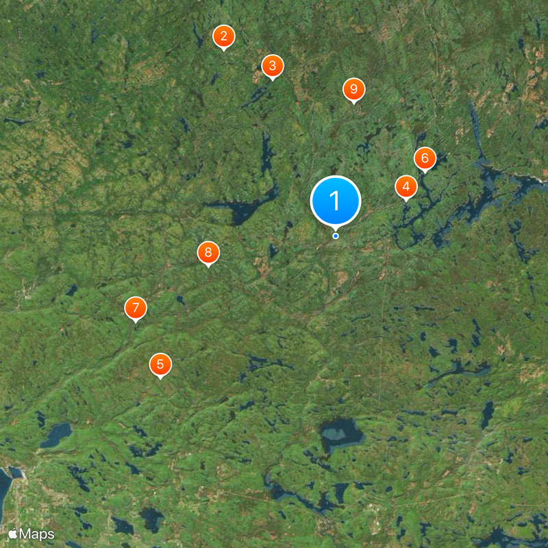Aubinadong River Map