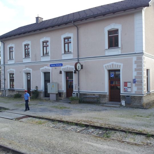 Station building of Ottnang-Wolfsegg railway station