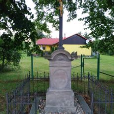 Kříž naproti domu 348 v Horním Podluží
