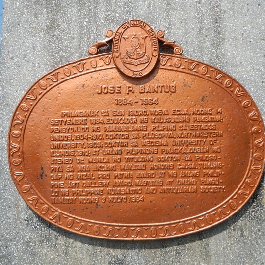 Jose P. Bantug historical marker