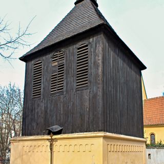 Bell tower of the Saint Michael Church in Podolí