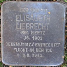 Stolperstein en memoria de Elisabeth Liebrecht