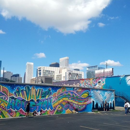 Houston Legendary Graffiti Building