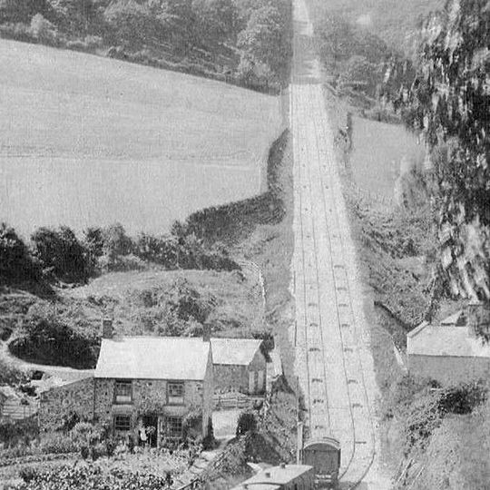 The Incline, lying between Brendon Hill and Comberow, and the remains of Combe Row Station