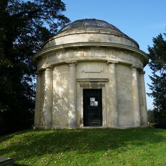 Thompson Mausoleum approximately twenty metres south west of the Church of the Holy Trinity