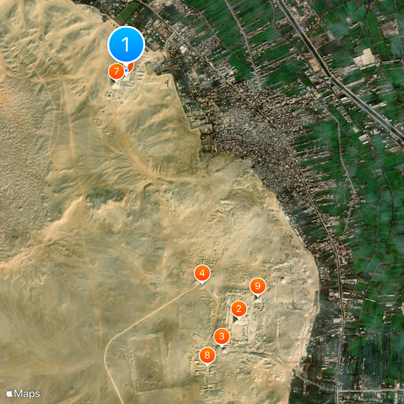 Abusir Map