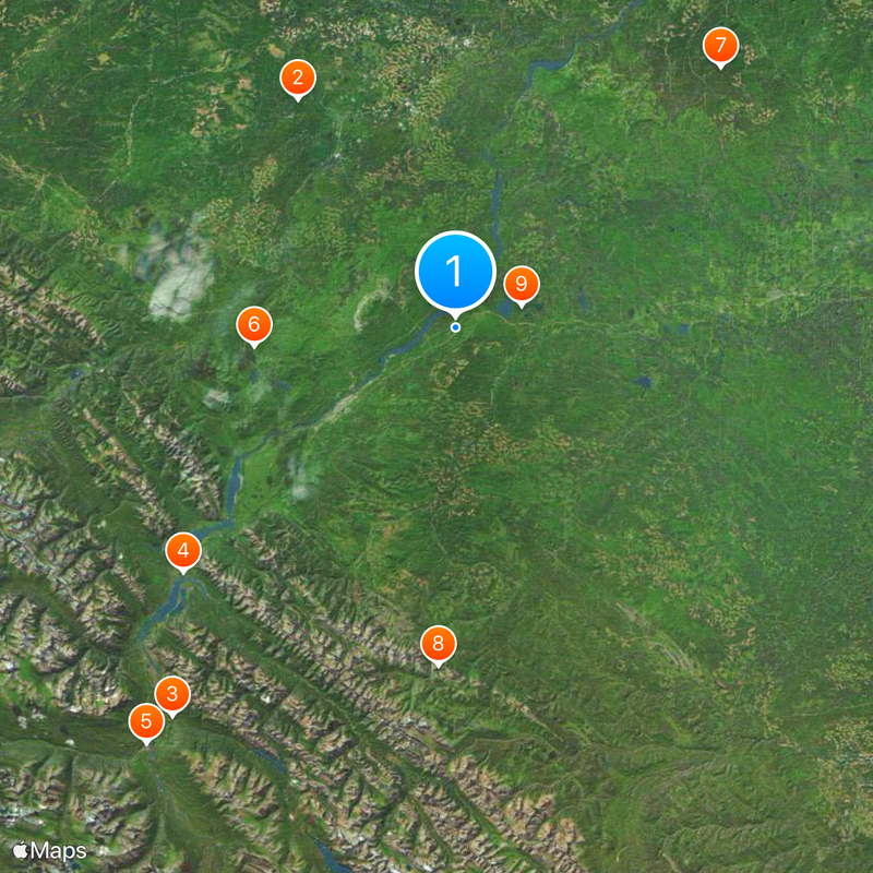 Yellowhead Highway Map