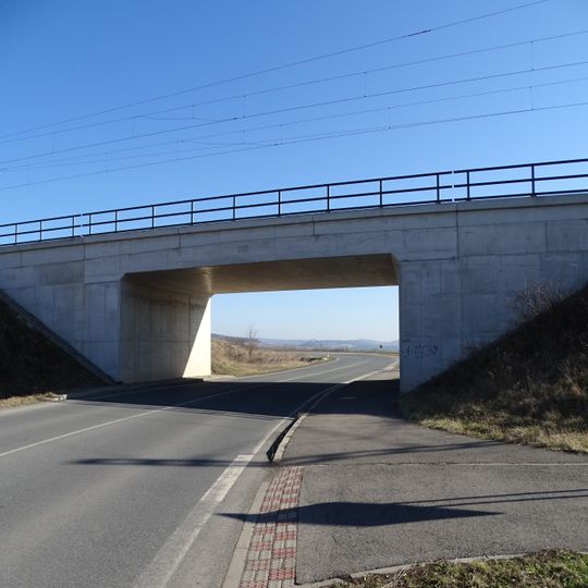 Railway bridge over road Cerhovice - Újezd