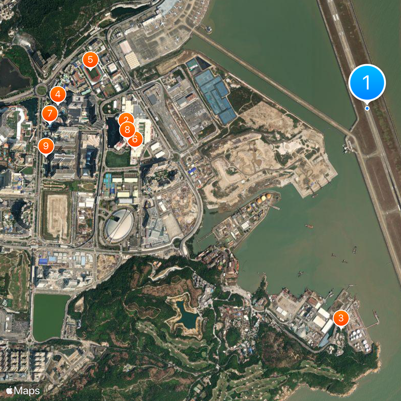 Macau International Airport Map