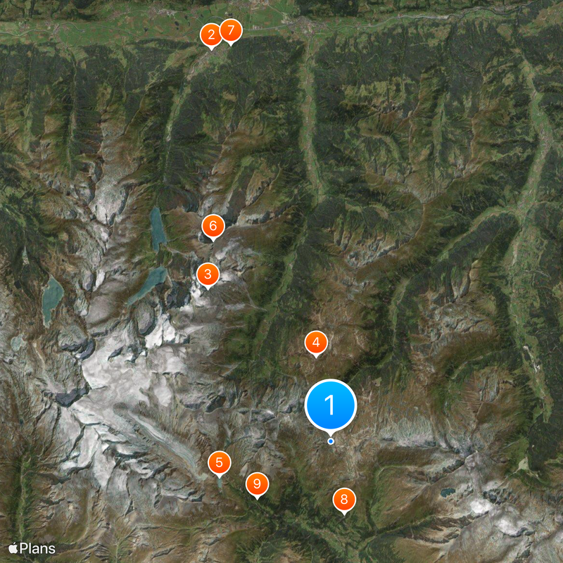Grossglockner High Alpine Road Map