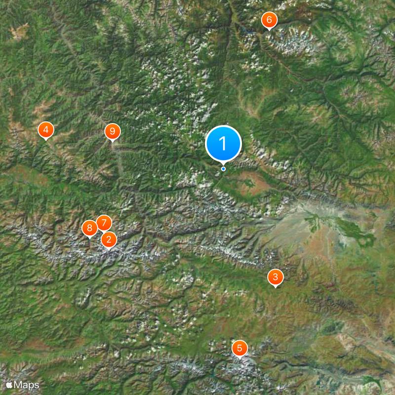 Geyser Lake Map