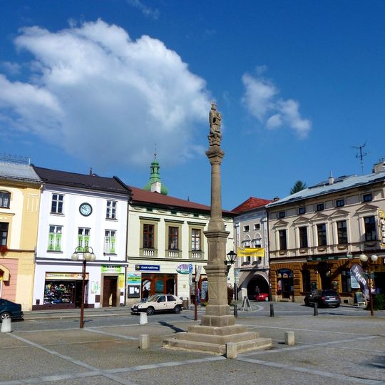 Maria column in Frenštát pod Radhoštěm