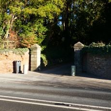 Boundary walls and gate piers to Sandybrook Hall