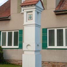 Column shrine near cemetery in Nedvědice