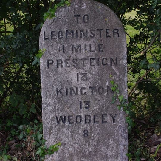 Milestone, Baron's Cross Road, just W of new Morrison's supermarket roundabout