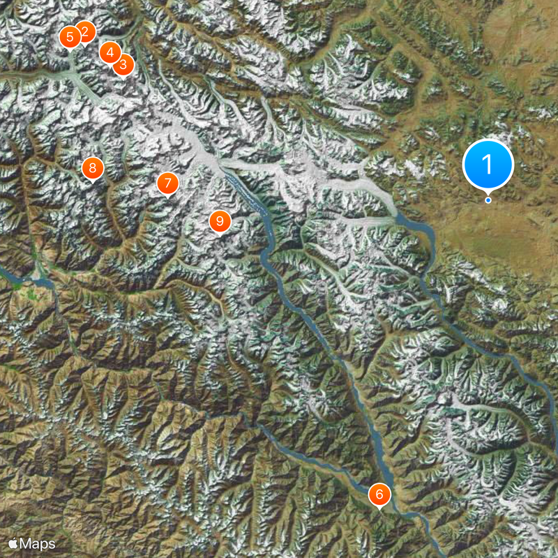 Daulat Beg Oldi Map