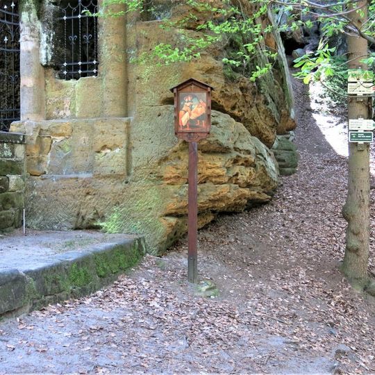 Obrázek XIV. zastavení křížové cesty křížové cesty u Svojkova