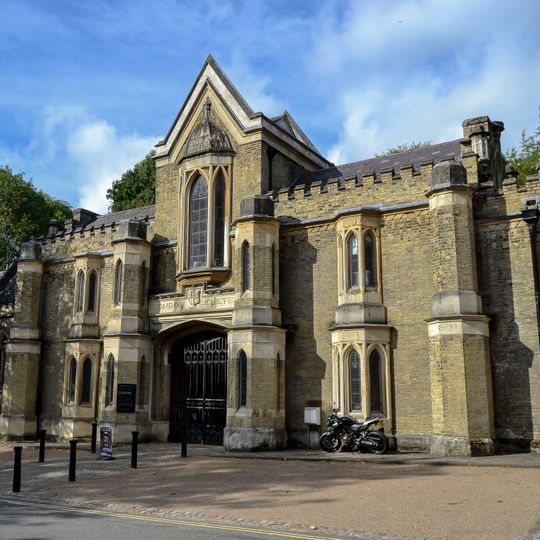 Main East Entrance To Highgate Cemetery, Mortuary Chapels And Railings