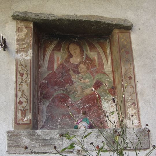 Opera d'arte, chiesa cattolica, murale