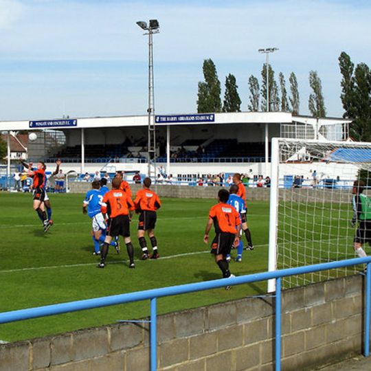 Grandstand At Summers Lane Sports Ground