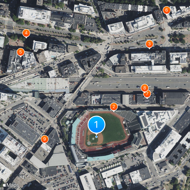 Fenway Park Mapa