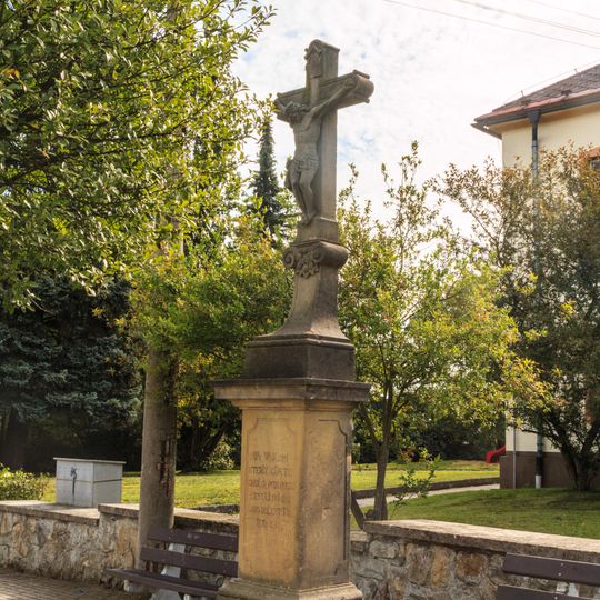 Kříž v Borohrádku v Nádražní ulici