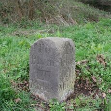 Milestone At Ngr 769 603 North North East Of Blakemore