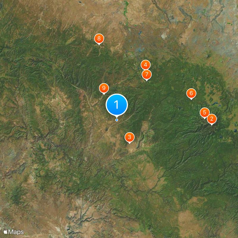 Fort Apache Indian Reservation Map