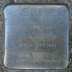 Stolperstein dedicated to Richard Hoffmann