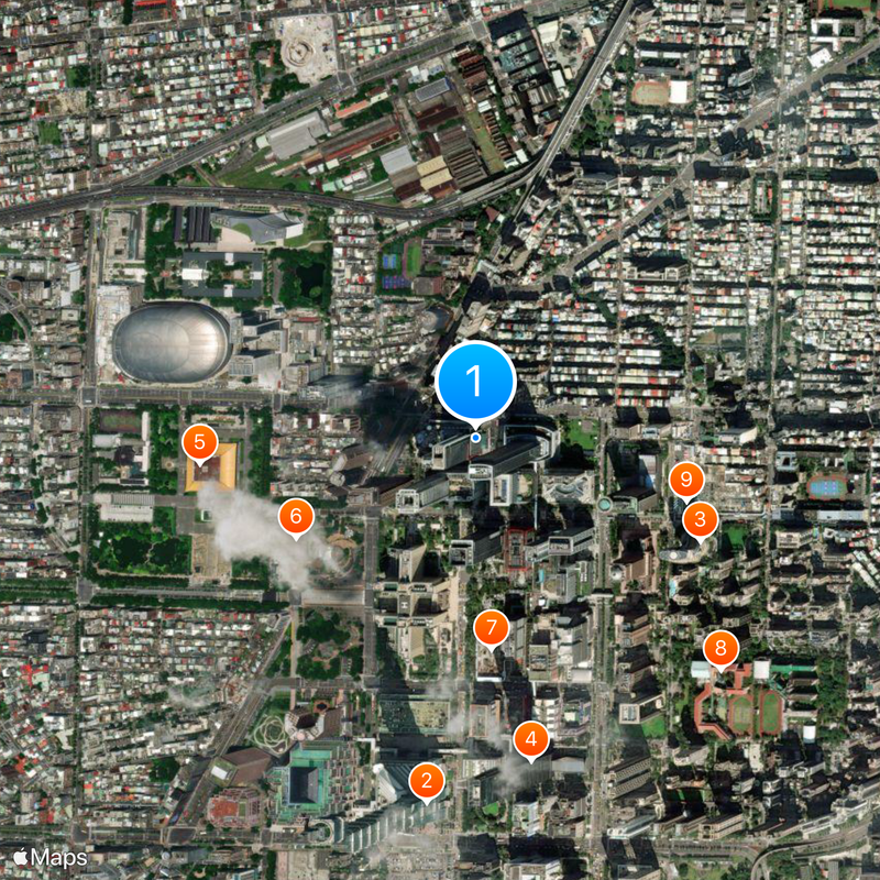 W Taipei Map