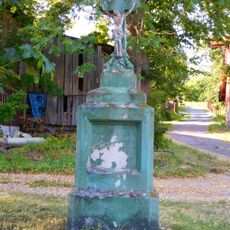 Green cross in Valteřice