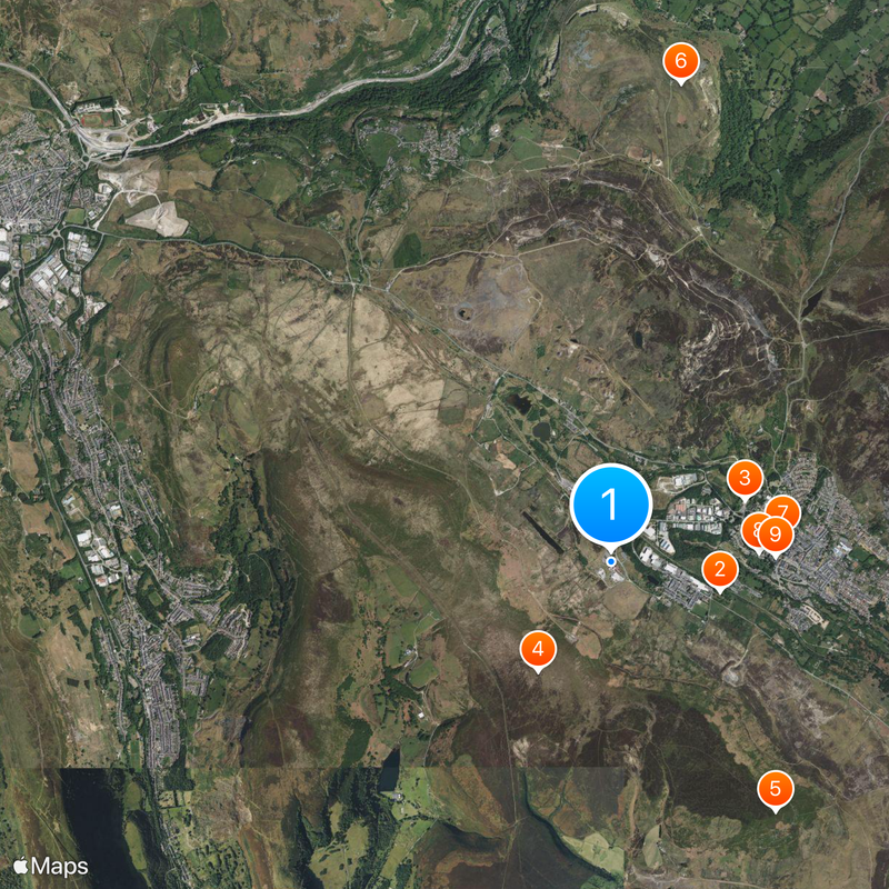 Big Pit National Coal Museum Kaart