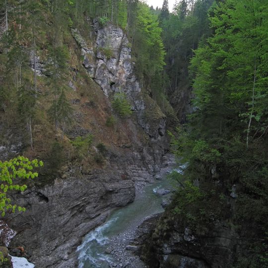 Dürrachklamm S des Sylvensteinsees