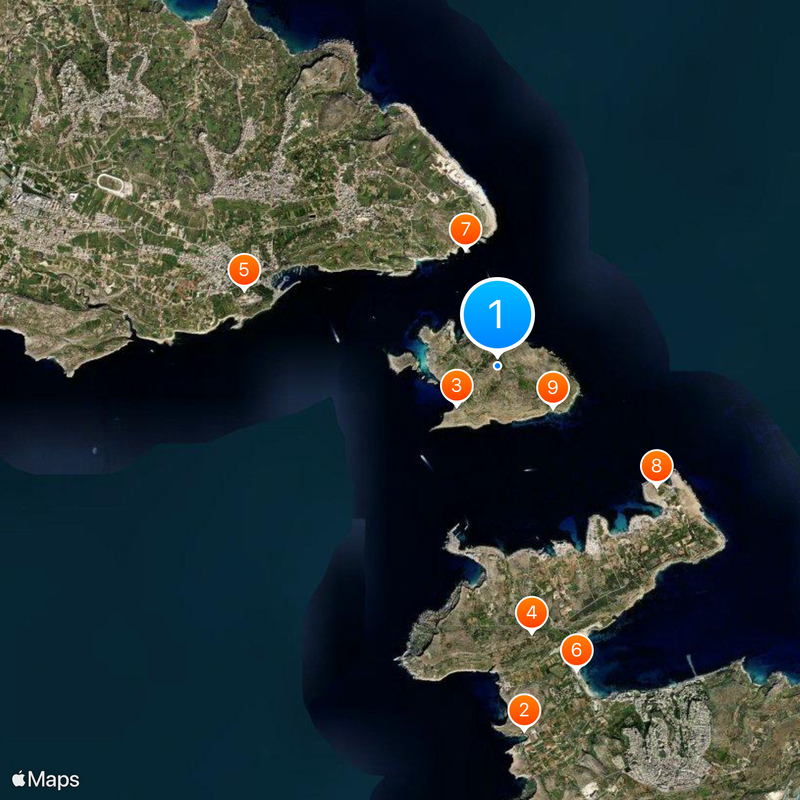 Comino Map