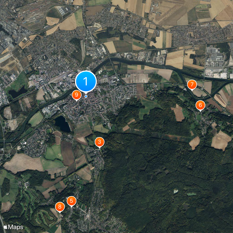 Beaumont-sur-Oise Map