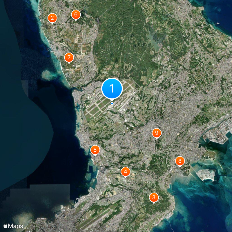 Kadena Air Base Map