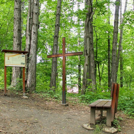 Kříž na křížové cestě u Štramberku - 11. zastavení