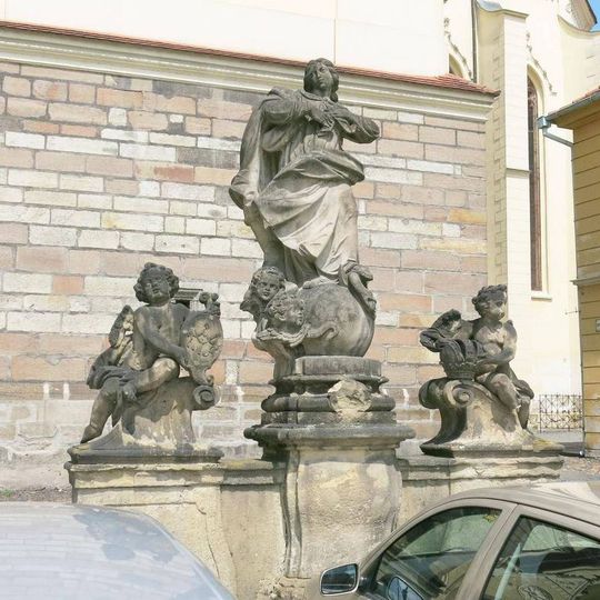 Statue of Immaculata in Žatec