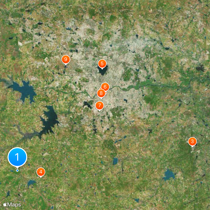 Distretto di Rangareddy Mappa